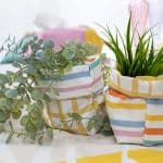 Pastel Color - fabric storage basket