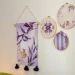 Lavenders - set of hoops