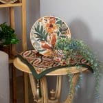 Autumn Flowers - tablecloth for side table