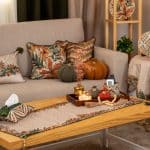 Autumn Flowers - table runner