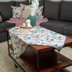Pink Tropical - square table cloth