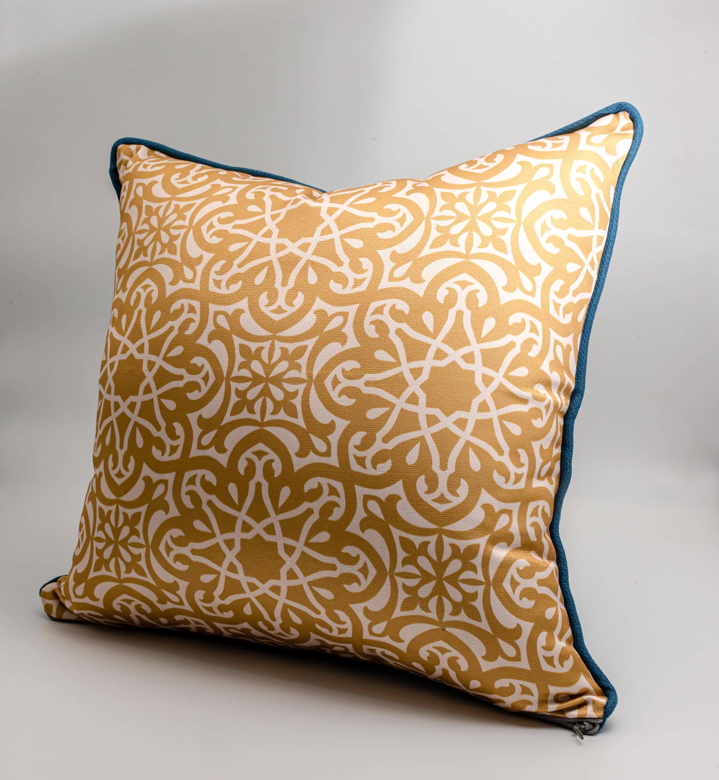 Ramadan Decorative Cushions with Geometric Patterns – "نقوش" Collection 9 Ramadan cushions from the 'نقوش' collection with geometric patterns and Arabic calligraphy.