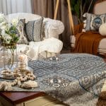 Ramadan Square Table Cover with Royal Patterns – "HOSN" Collection