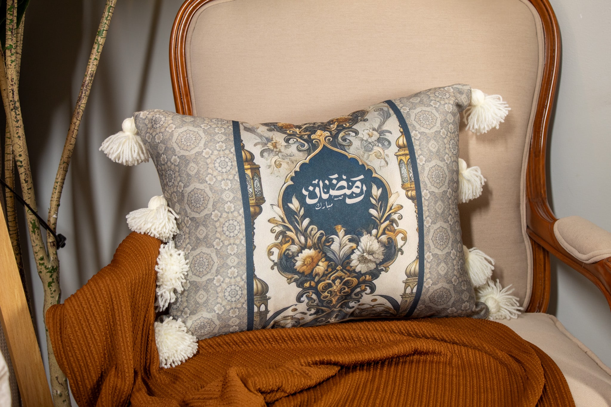 Ramadan Decorative Cushions with Luxurious Patterns – "HOSN" Collection 10 HOSN 24