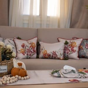 Areej Decorative Cushions with Elegant Floral Patterns