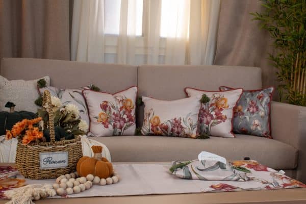 Areej Decorative Cushions with Elegant Floral Patterns