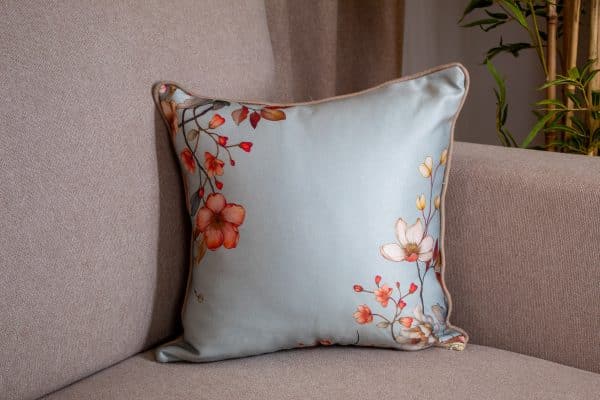 Ghoson Decorative Cushions with Elegant Floral Patterns