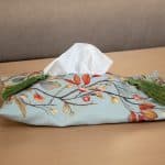 Ghoson Tissue Box Cover | Elegant Floral Patterns