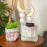 Storage box set with minaret-inspired motifs from the 'مآذن' collection.