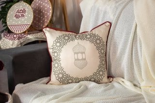 Ramadan Decorative Cushions with Elegant Minaret Motifs – "مآذن" Collection 6 ماذن 10