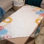 Ramadan Square Table Cover with Mosque Motifs – "محراب" Collection