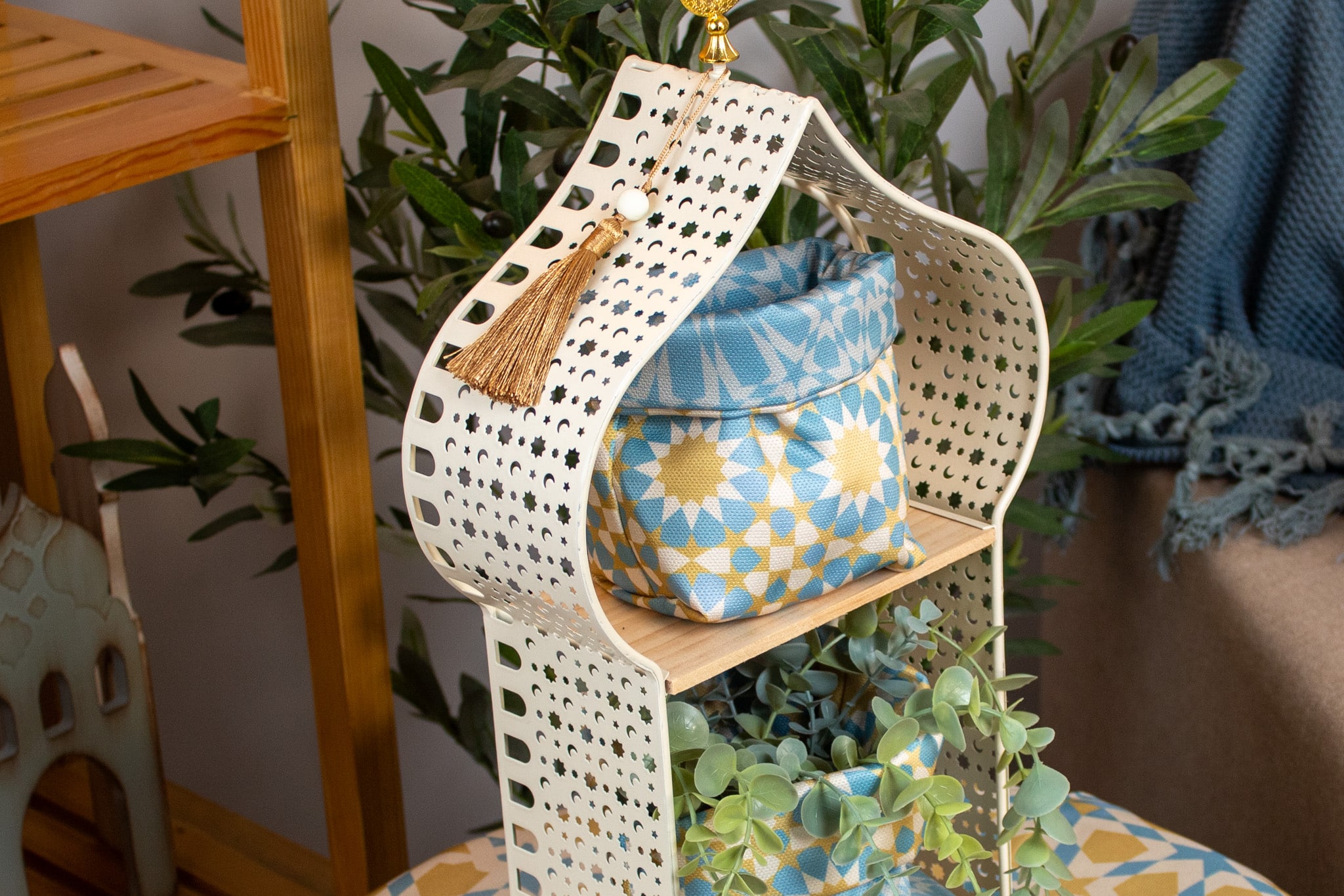 Ramadan Fabric Storage Box Set – "نقوش" Collection 7 نقوش دهبي 02