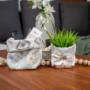 Storage box set with floral patterns from the ‘ربيع’ collection.