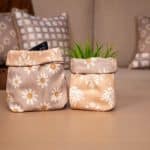 Spring Fabric Storage Box Set with Floral Motifs – “وريف” Collection
