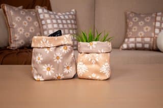 Spring Fabric Storage Box Set with Floral Motifs – “وريف” Collection 4 وريف 02