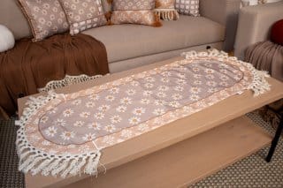 Double-Sided Table Runner with Rich Ethnic Patterns – "وريف" Collection 4 وريف 17