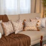 Elegant Decorative Cushions with Ethnic-Inspired Patterns – "وريف" Collection
