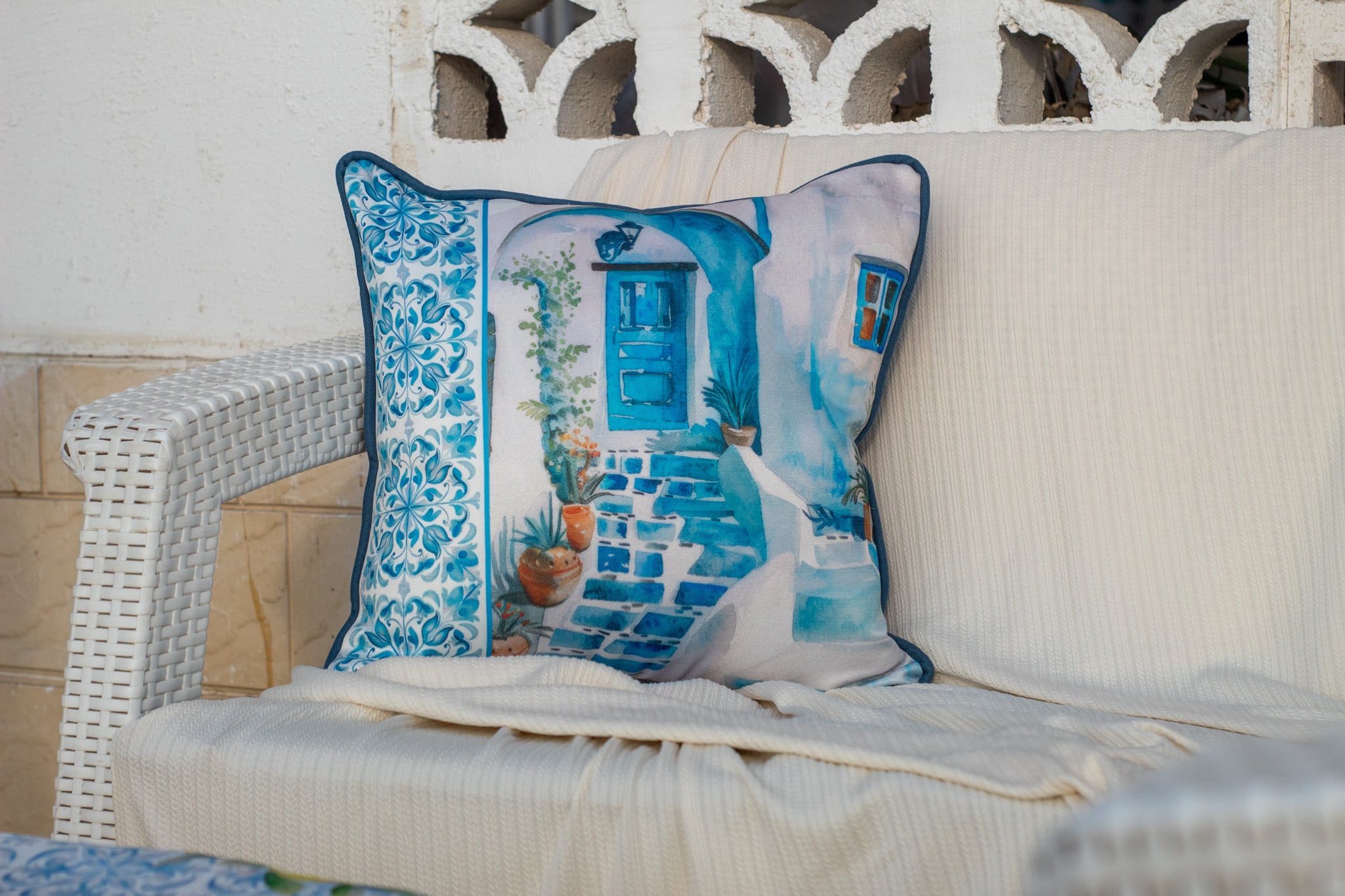 Casablanca Cushion Cover – Sun, Sea, and Style 8 OUT DOOR 77