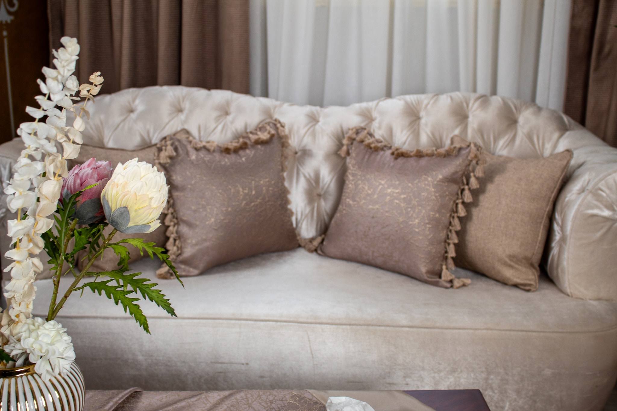 Rose Gold - classic cushion and cushion cover 4 totch kashmer 21
