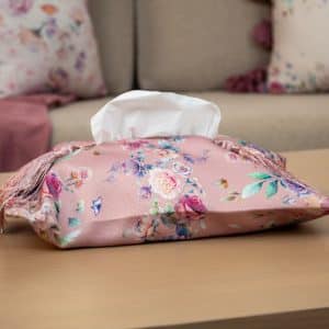 Elegant Tissue Box Cover with Ethnic Accents – "جنان" Collection