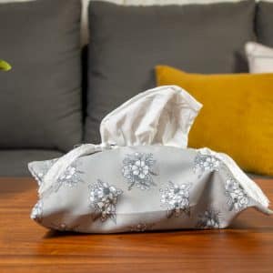 Elegant Tissue Box Cover with Ethnic Accents – "جوري" Collection