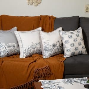 Elegant Decorative Cushions with Ethnic-Inspired Patterns – "جوري" Collection