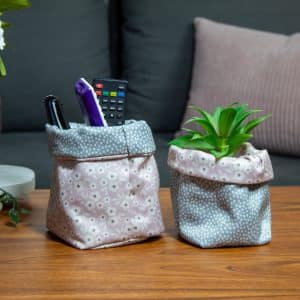 Spring Fabric Storage Box Set with Floral Motifs – “راق” Collection