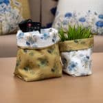 Spring Fabric Storage Box Set with Floral Motifs – “فلورا” Collection