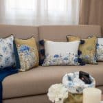 Elegant Decorative Cushions with Ethnic-Inspired Patterns – "فلورا" Collection