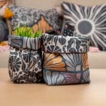 Spring Fabric Storage Box Set with Floral Motifs – “ليل” Collection