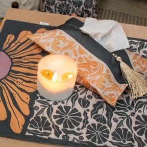 Elegant Tissue Box Cover with Ethnic Accents – "ليل" Collection