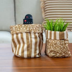 Spring Fabric Storage Box Set with Floral Motifs – “دره كافيه”