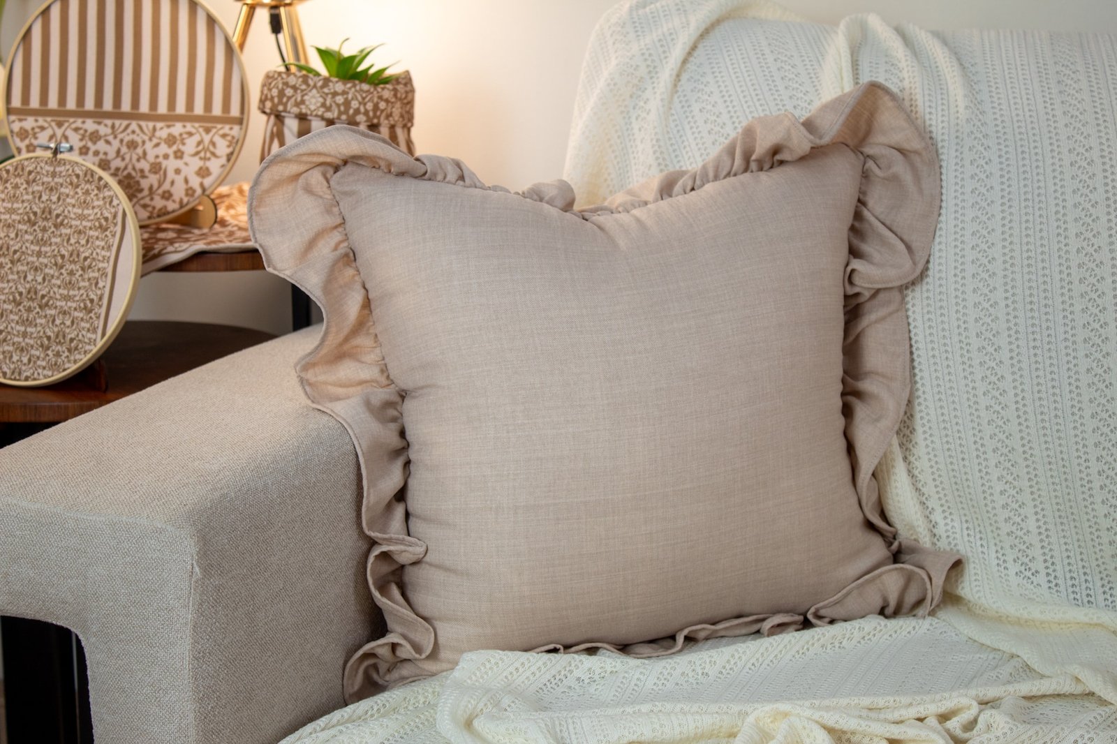 Elegant Decorative Cushions with Ethnic-Inspired Patterns – "دره كافيه" Collection 11 دره 59