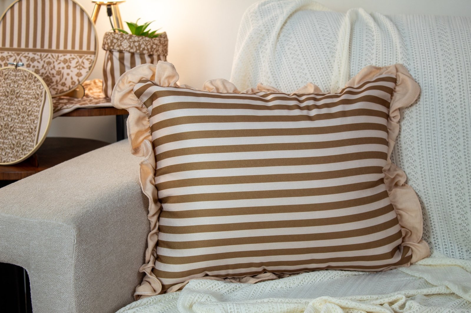 Elegant Decorative Cushions with Ethnic-Inspired Patterns – "دره كافيه" Collection 10 دره 60