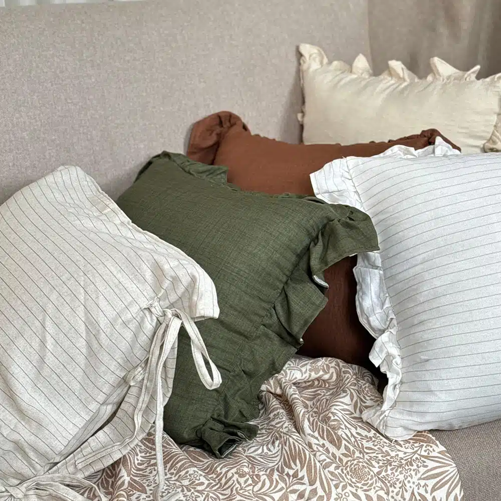Ruffled Cushions
