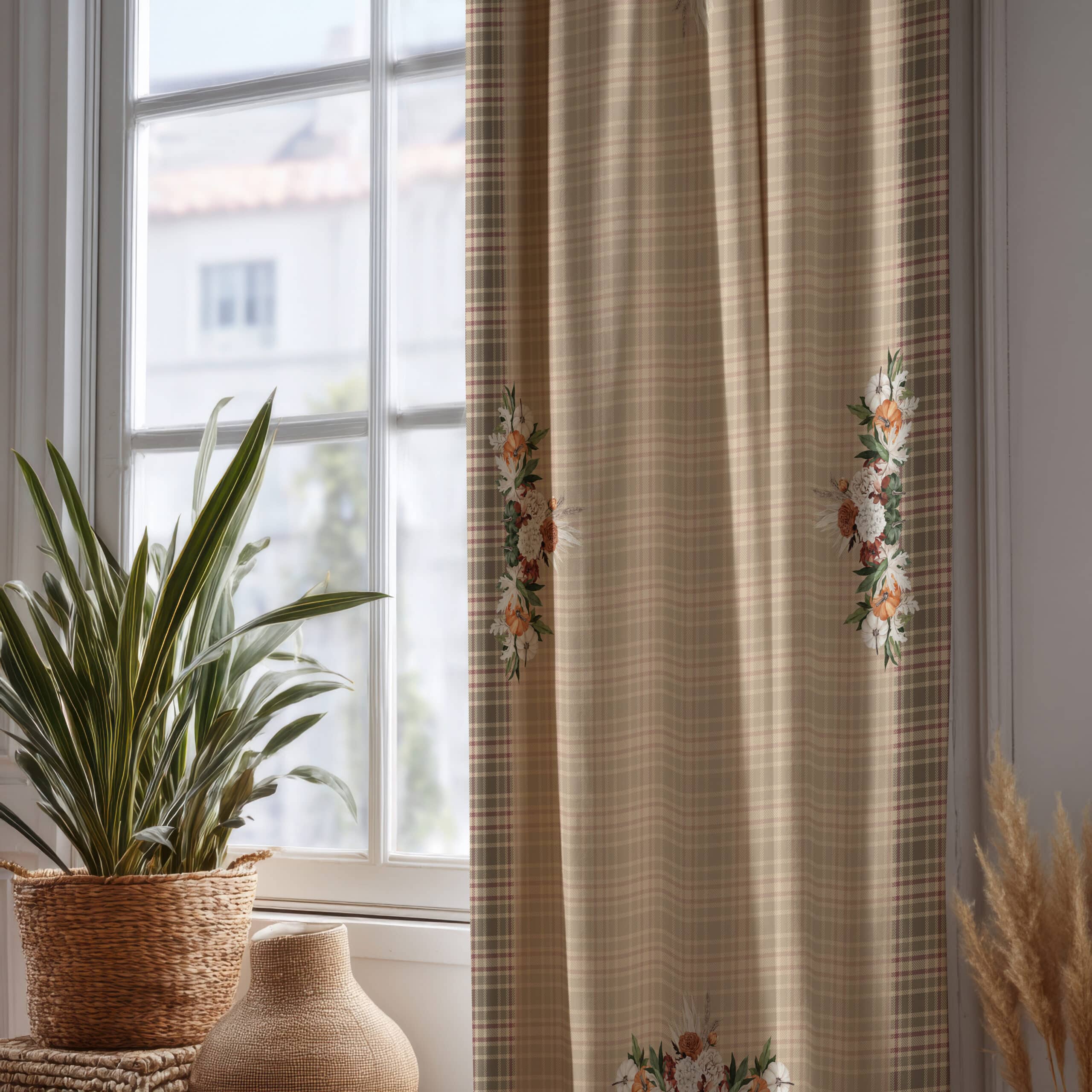 عبير الخريف Home Curtain 135×280 cm | Chic Home Boutique 6 curtain abeerelkhareef scaled