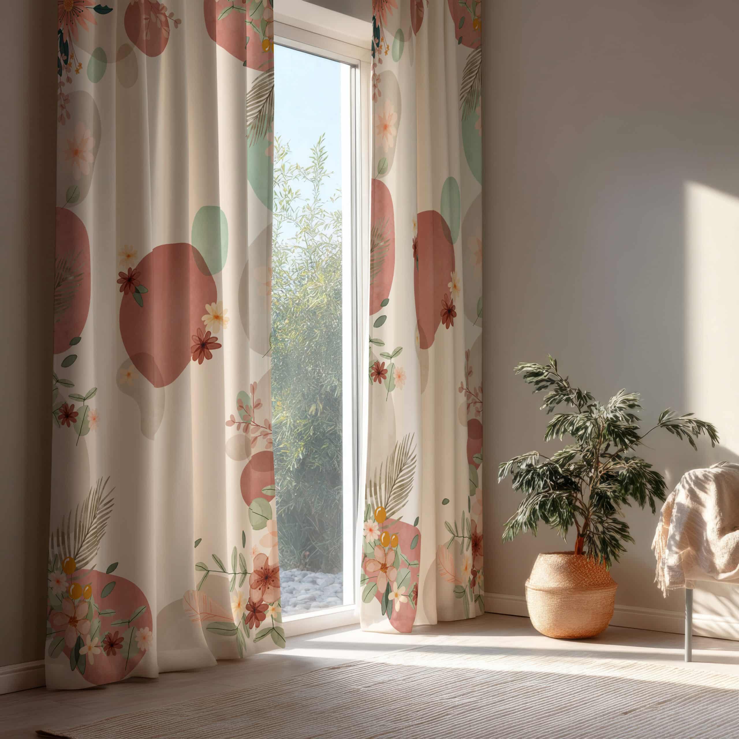 بهجة Home Curtain 135×280 cm | Chic Home Boutique 4 curtain bahga2 scaled