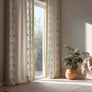 فلورا Home Curtain 135×280 cm | Chic Home Boutique