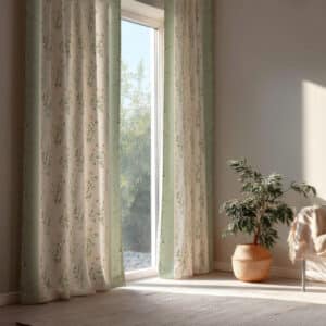 ورد Home Curtain 135×280 cm | Chic Home Boutique