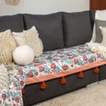 Sofa Cover – Flora – Linen Cotton Printed Fabric | Chic Home Boutique