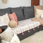 Sofa Cover – Maze – Linen Cotton Printed Fabric | Chic Home Boutique