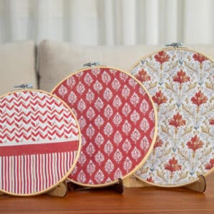 Home 16 رحيق Embroidery Hoops Set | Chic Home Boutique