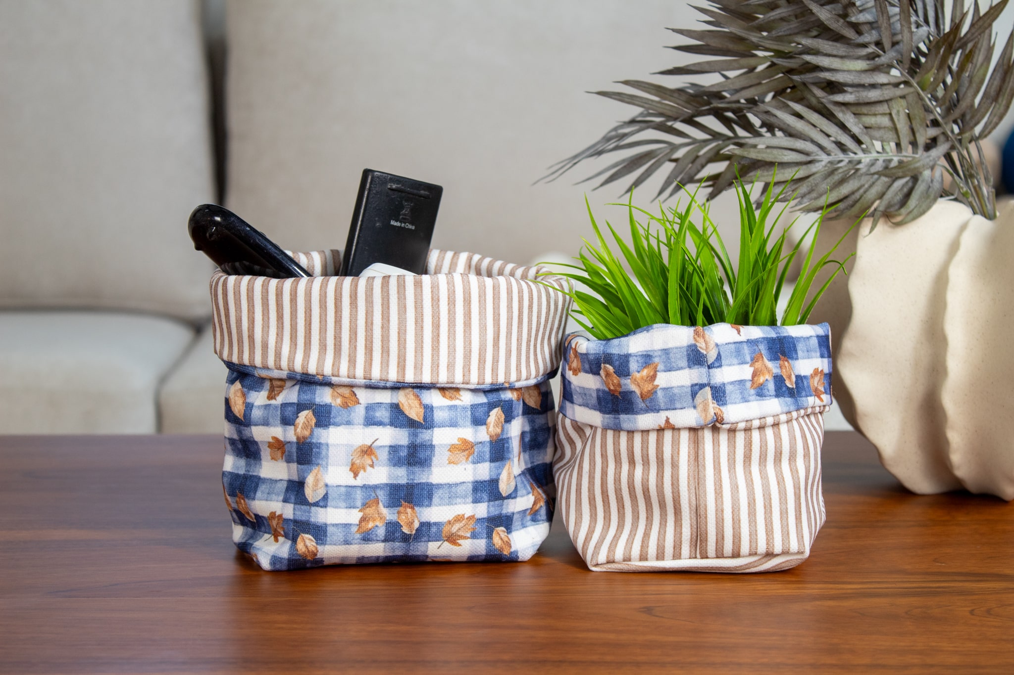 ليال Fabric Boxes Set | Chic Home Boutique 6 ليال 16