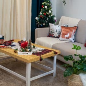 نسمات ديسمبر Table Runner – Double Sided | Chic Home Boutique