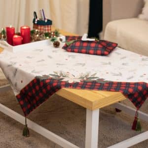 نسمات ديسمبر Square Table Cover | Chic Home Boutique